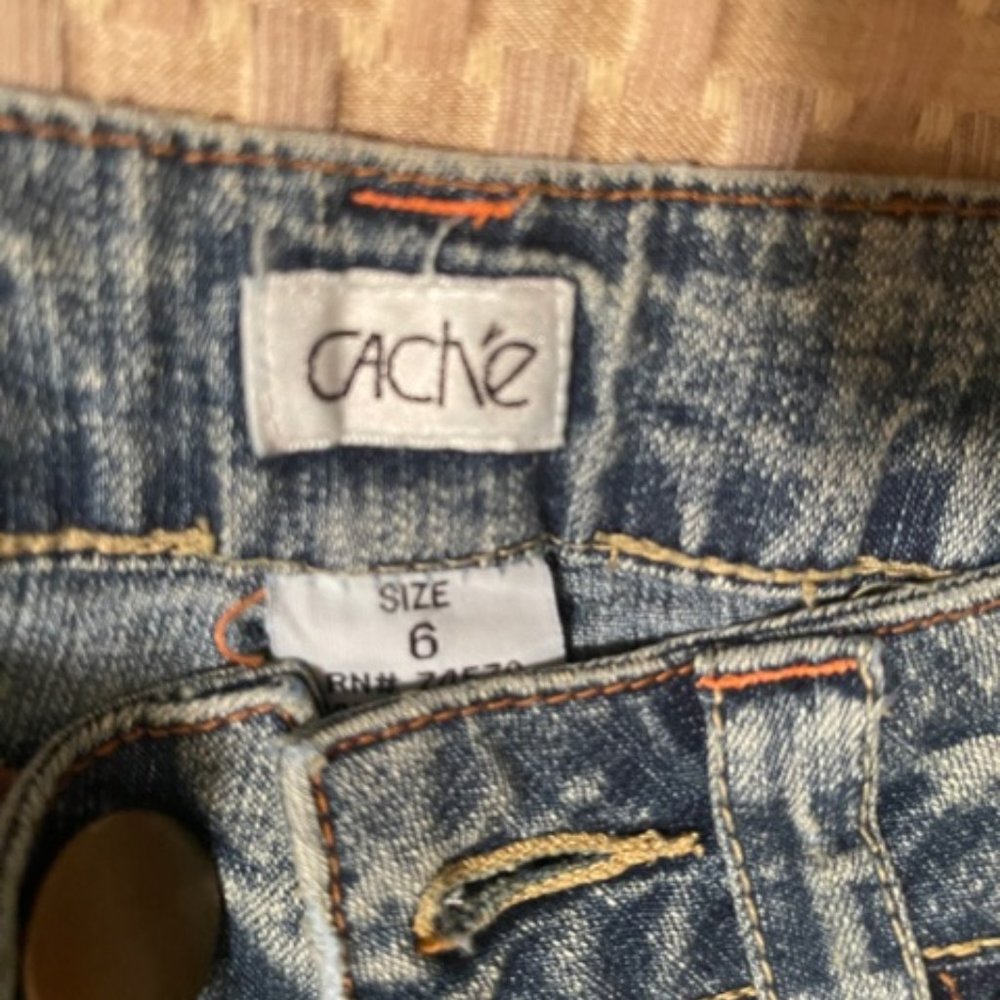 Cache' Distressed New Jeans - image 5